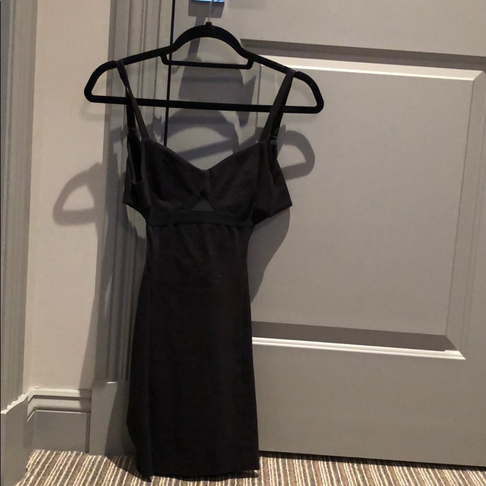 Black All Saints mini dress